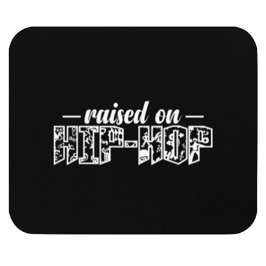 Raised on Hip Hop Music Direction Rap Mouse Pads