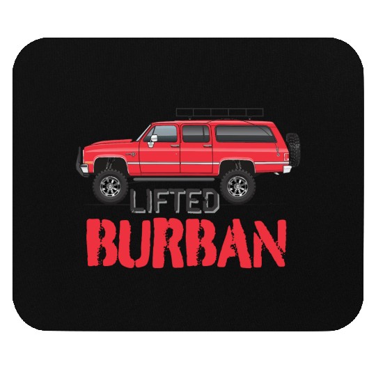 burban Cardinal Red Mouse Pads