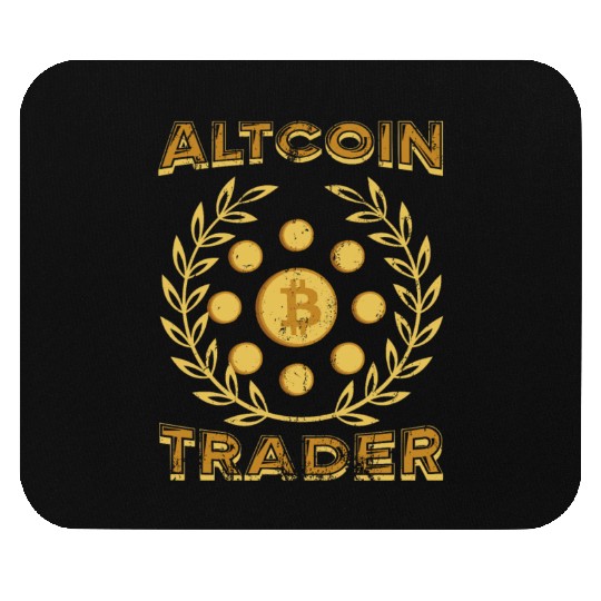 Altcoin Trader Crypto Bitcoin Blockchain Trader Mouse Pads