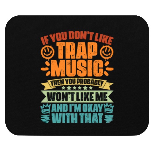 Vintage Trap Music Trapping Humor For A Trap Music Mouse Pads