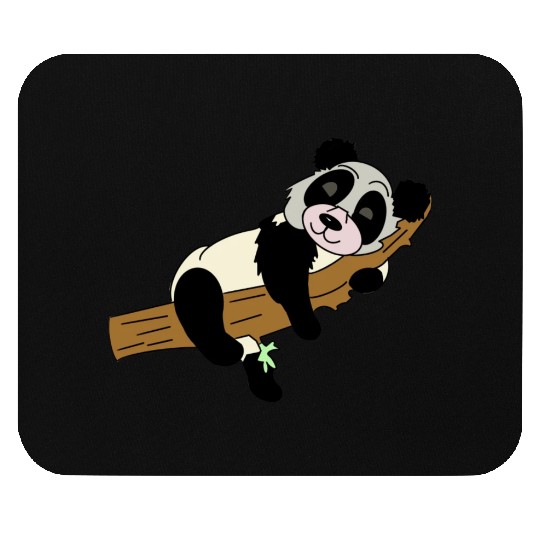 Little sleeping panda Mouse Pads