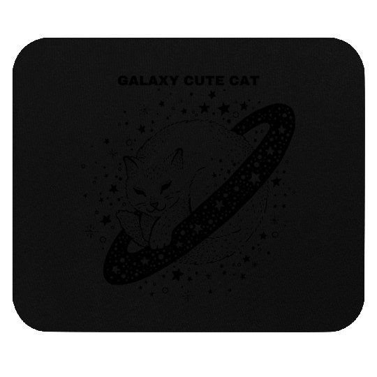 Galaxy Cut Cat Mouse Pads