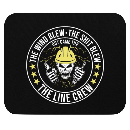 Funny Electrical Lineman Saying Thank A Lineman Mouse Pads