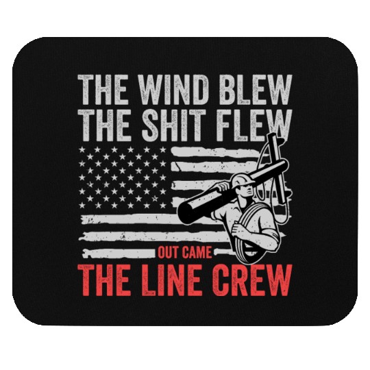 Funny Electrical Lineman Saying Thank A Lineman Mouse Pads