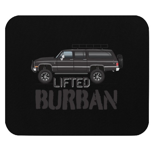 BURBAN Midnight Black Mouse Pads