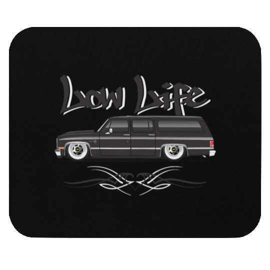 LOWLIFE Midnight Black Mouse Pads