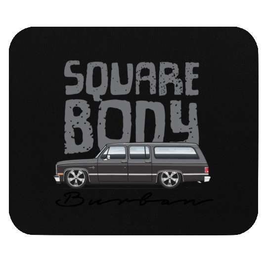 SQUARE Charcoal Mouse Pads