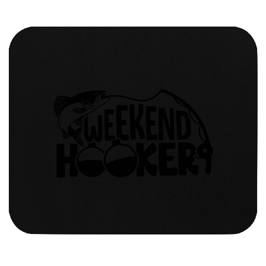 Weekend Hooker Mouse Pads Fishing