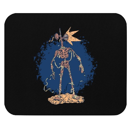 Scary creepy mummy skeleton Scary creepy mummy ske Mouse Pads