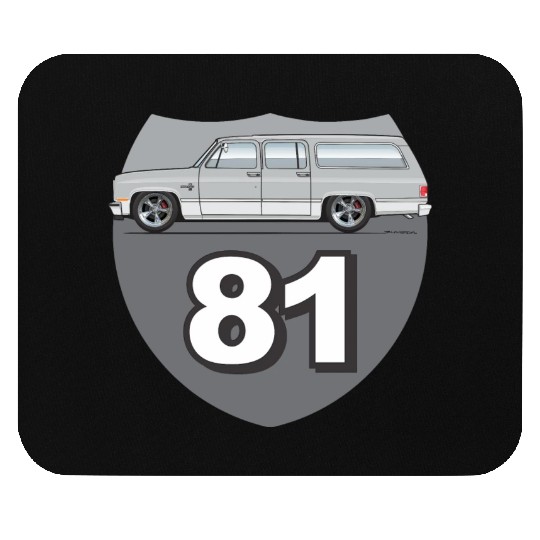 81 Light Silver Mouse Pads