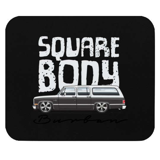 square body Frost White Mouse Pads