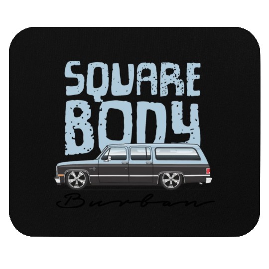 square body Light Blue Mouse Pads
