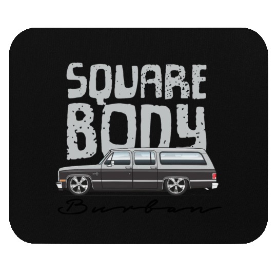 square body Light Silver Mouse Pads