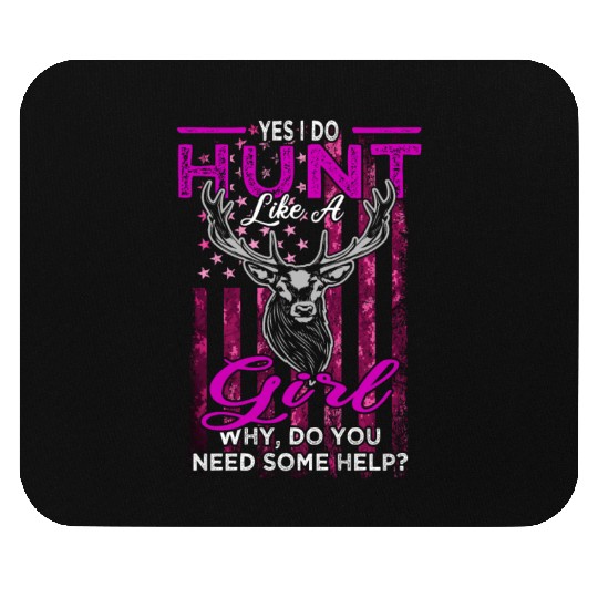 Patriotic Buck Deer Hunting American Camouflage Mouse Pads