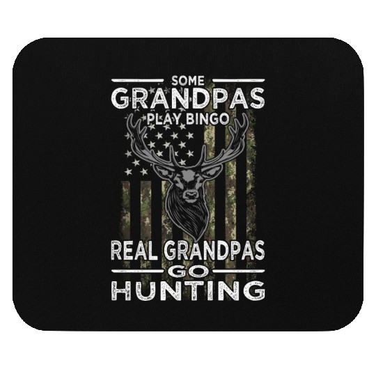 Buck Deer Hunting American Camouflage Mouse Pads