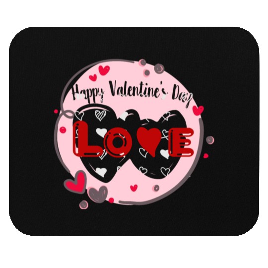 Wearing my heart on my sleeve for Valentine's Day Mouse Pads