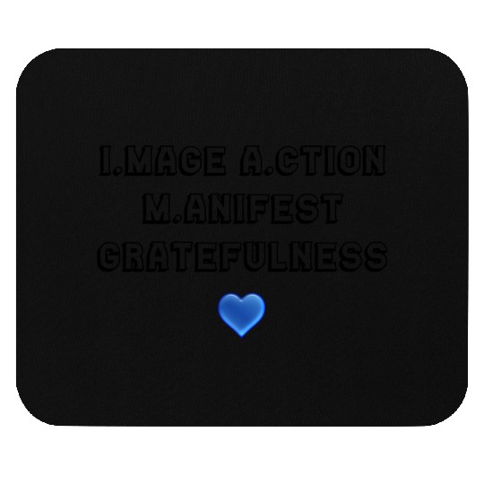 I.mage A.ction M.anifest - Black #2 Mouse Pads