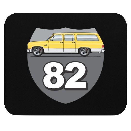 82 Colonial yellow Mouse Pads