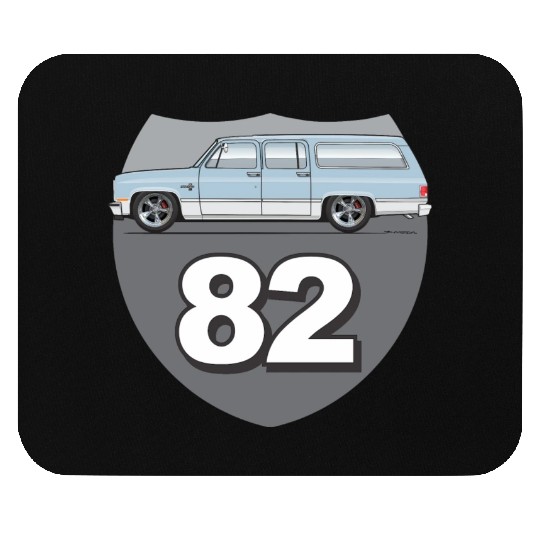 82 Light Blue Mouse Pads