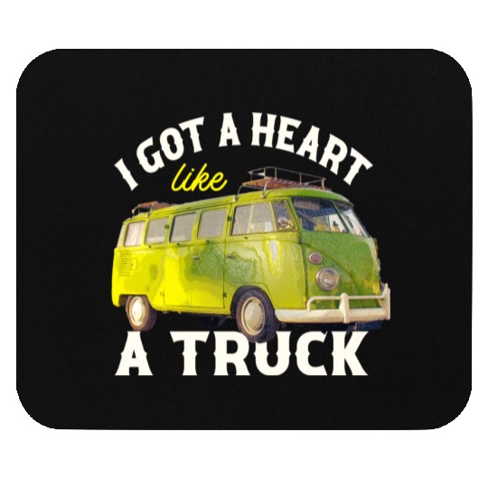 I Got A Heart Like A Truck Mouse Pads