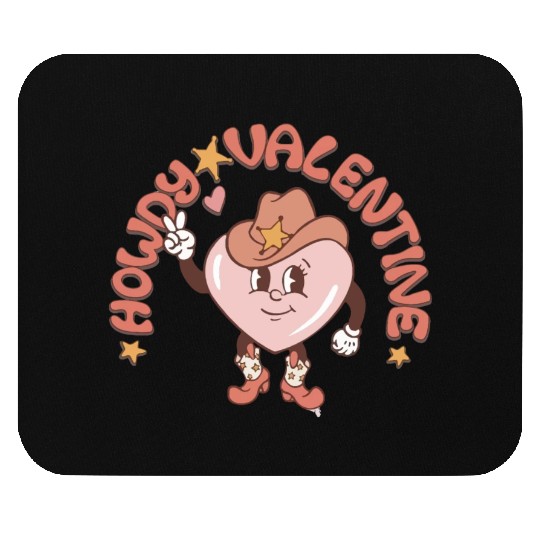 Howdy Valentine Mouse Pads Western Valentin s Day