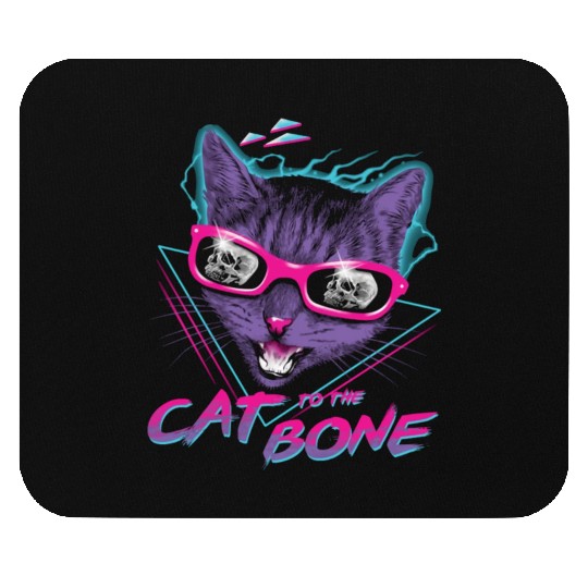 Vaporwave Cat Streetwear Mouse Pads