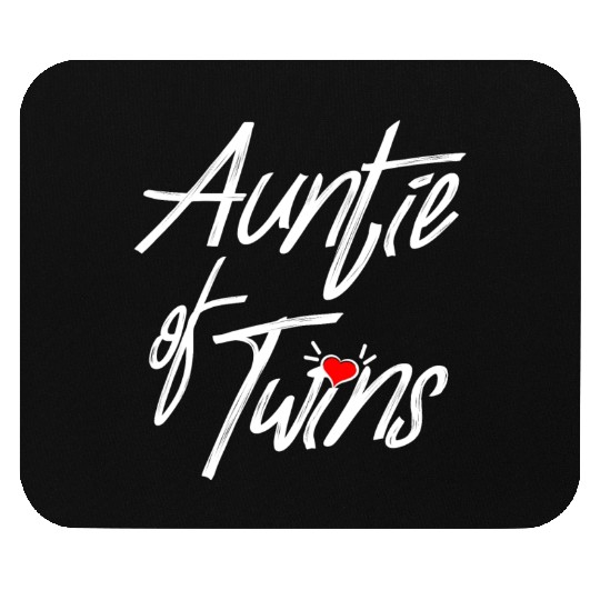 Auntie of Twins Newborn Baby Reveal Twin Mouse Pads
