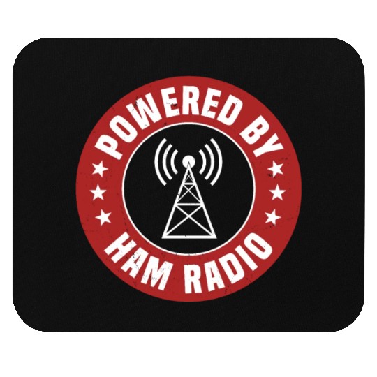 Powered By Ham Radio Mouse Pads
