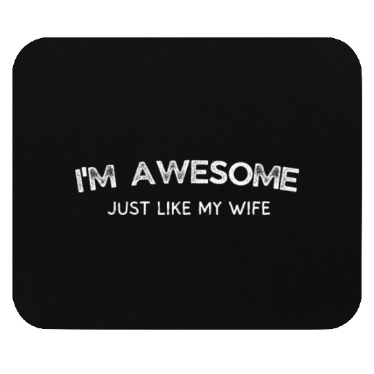 I'm Awesome in Bed Amazing Boyfriend Gift for Vale Mouse Pads