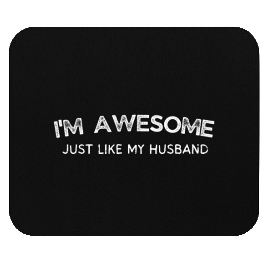 I'm Awesome in Bed Amazing Boyfriend Gift for Vale Mouse Pads