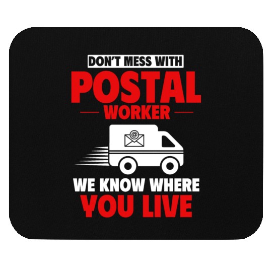 Postal Worker, Post Man Mouse Pads