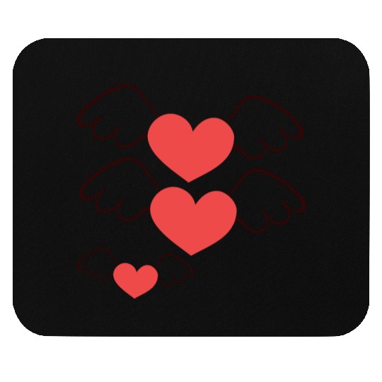 I Love My Girlfriend Mouse Pads