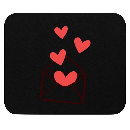 I Love My Girlfriend Mouse Pads