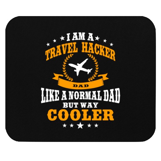 Travel Hacker Dad Mouse Pads