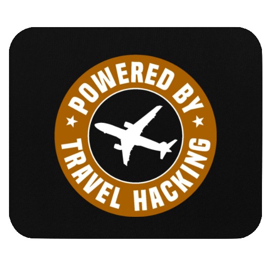 Powered By Travel Hacking Mouse Pads