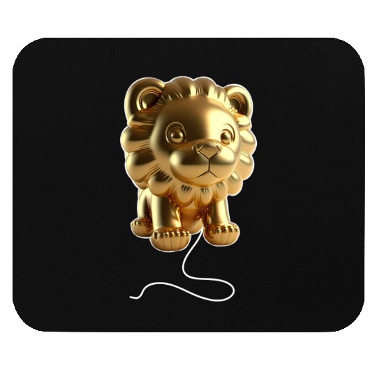 Lion Gold Balloon Mouse Pads