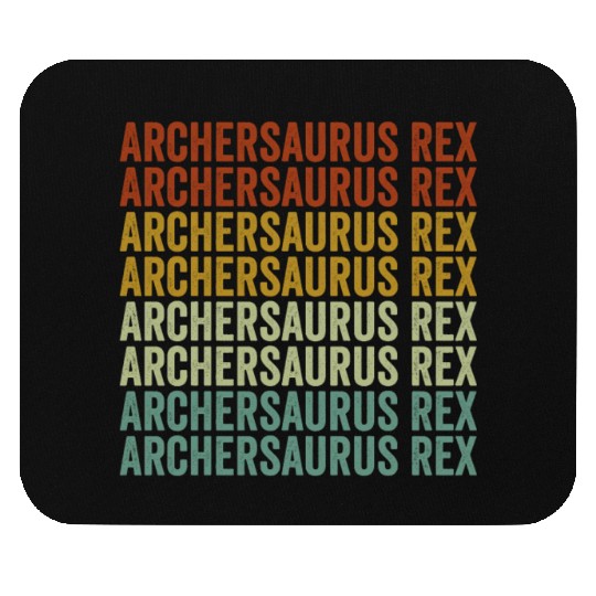 Archersaurus Rex Archer Bow And Arrow Rex Archery Mouse Pads
