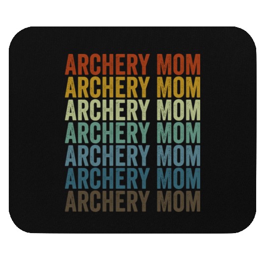 Archery Mom Archer Bow And Arrow Mom Archery Mouse Pads