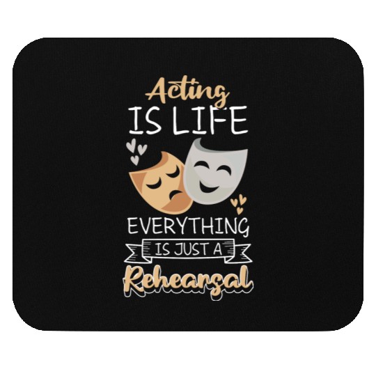 Actress Rehearsal Singer Drama Club Mouse Pads