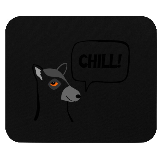 Chill Mouse Pads - ring-tailed lemur - monkey
