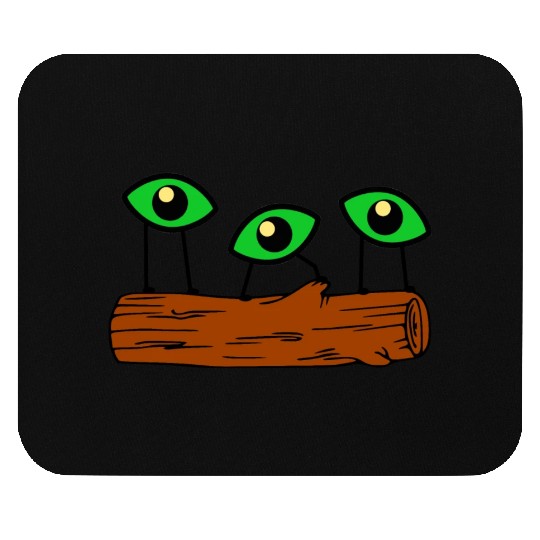 Eyes On Log Mouse Pads