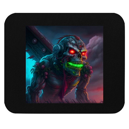 ZOMBIE IRON MAIDEN (version 15) Mouse Pads