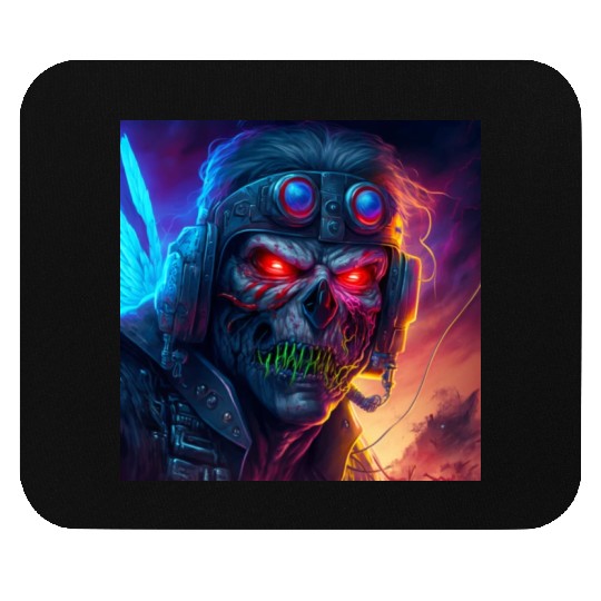 ZOMBIE IRON MAIDEN (version 9) Mouse Pads