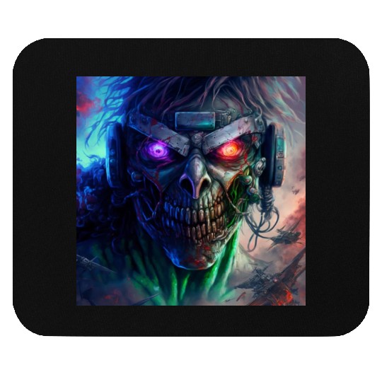 ZOMBIE IRON MAIDEN (version 12) Mouse Pads