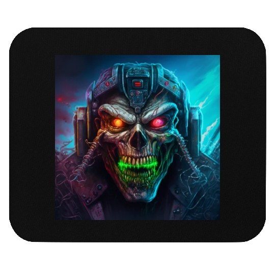 ZOMBIE IRON MAIDEN (version 8) Mouse Pads