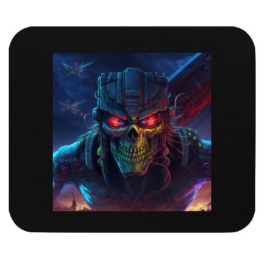 ZOMBIE IRON MAIDEN (version 11) Mouse Pads