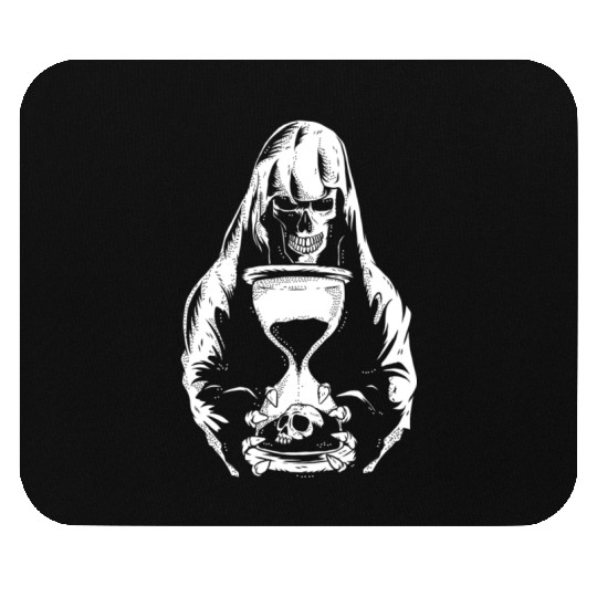 Death Grim Reaper Hourglass Heavy & Death Metal Mouse Pads