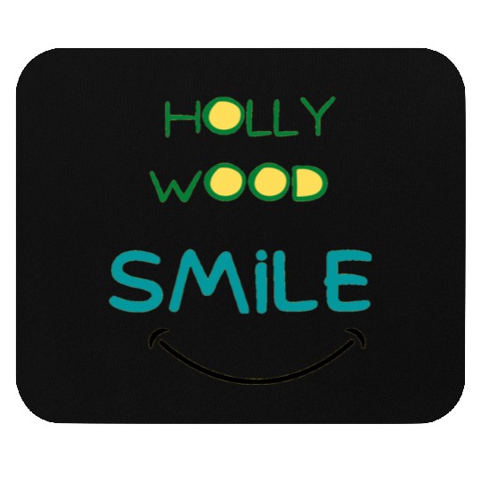 Hollywood smile Mouse Pads