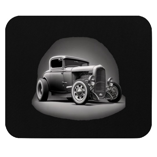 Street Rod Aesthetic Style Vintage Car Hot Rod Mouse Pads