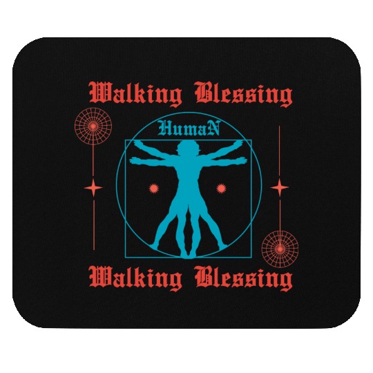 Walking Blessing Mouse Pads